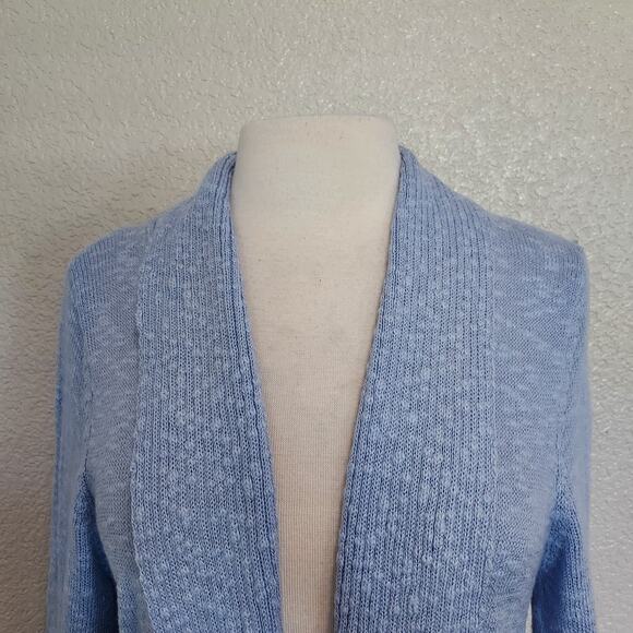 NEW Kenneth Cole Baby Blue Open Cardigan Size M - Picture 2 of 11